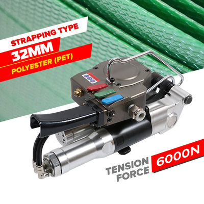 ซื้อ 25MM เครื่องพัสดุพัสดุมือถือแบบกระชับขนาดใหญ่ เครื่องพกพา Pneumatic Pp Pet Strap online manufacture
