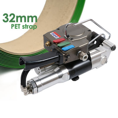 ซื้อ 6KN เครื่องมือผูกเชือกพลาสติกแบบปนูมาติก PET Belt Packaging 25mm 32mm PET Tape online manufacture