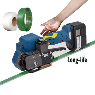 ซื้อ 12 - 19 มม แบตเตอรี่ทํางานพลาสติก Strapping อุปกรณ์มือ Polypropylene Strapping Machine online manufacture