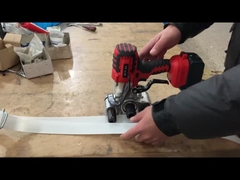 อุปกรณ์ผูกเชือกพลาสติกมืออาชีพที่ใช้แบตเตอรี่สําหรับบรรจุภัณฑ์อุตสาหกรรมและพาณิชย์